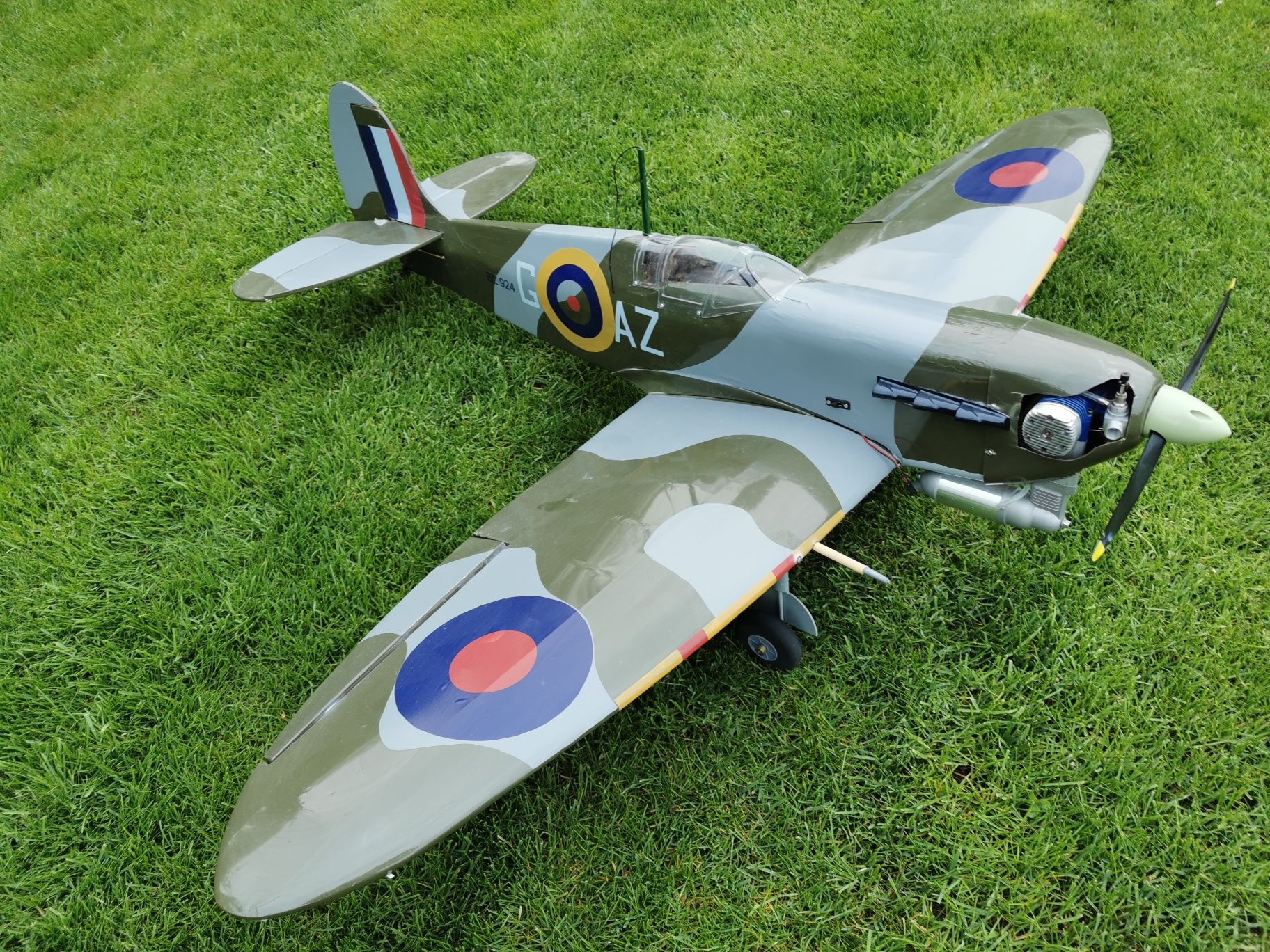 Samolot RC Spitfire Deagostini