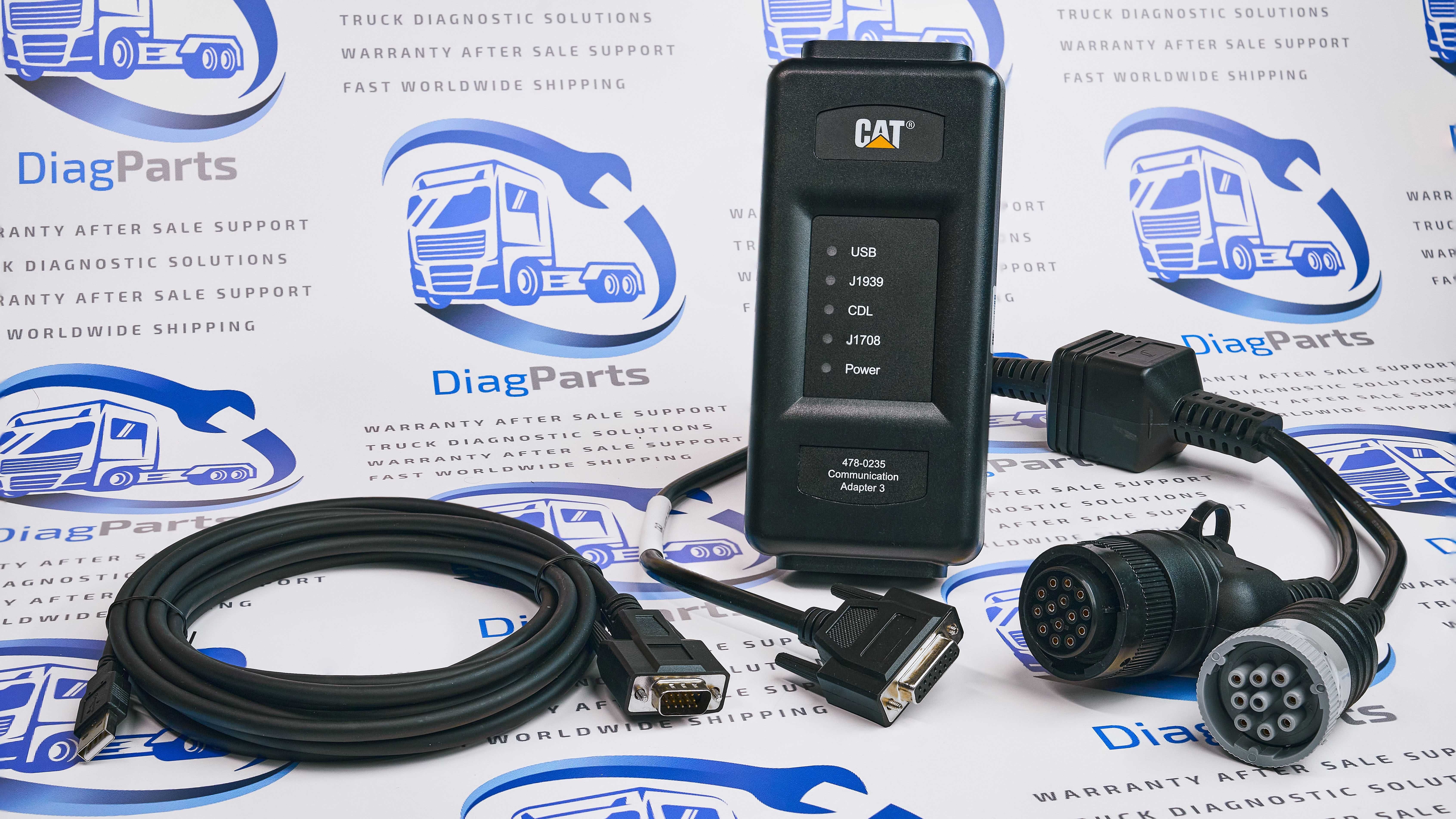 Interfejs diagnostyczny tester usterek CATERPILLAR ET CA4 CAT PERKINS