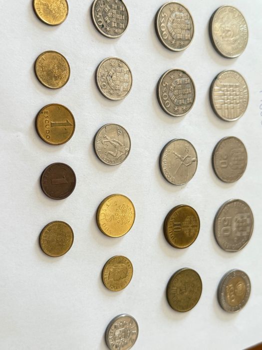 Moedas e notas antigas