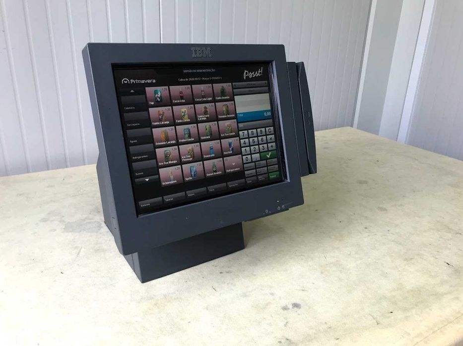 POS / Caixa registadora touch-screen + programa novo + Garantia
