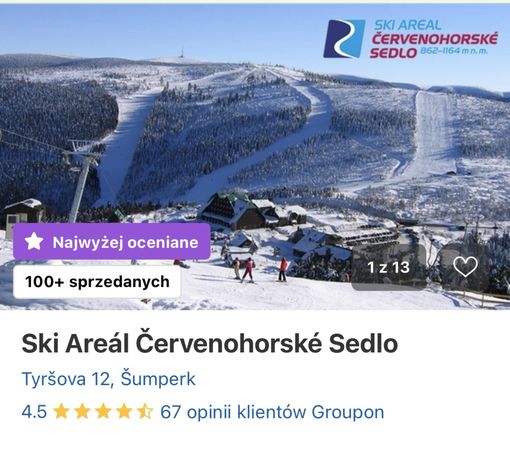 Całodniowy skipass dla 3 osób