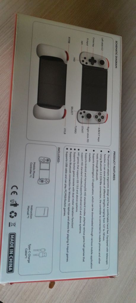 Gamepad kontroler bluetooth