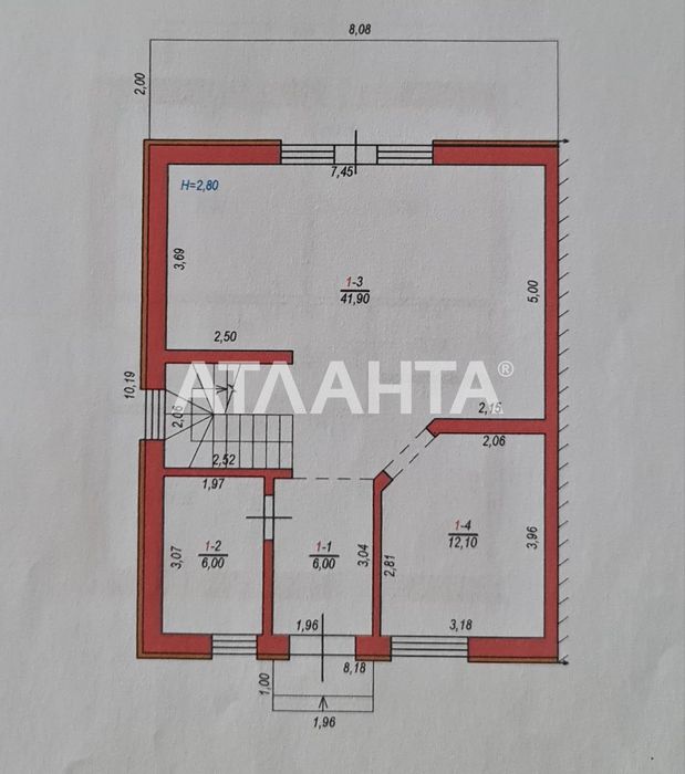 Дуплекс 2 поверхи 127 кв
