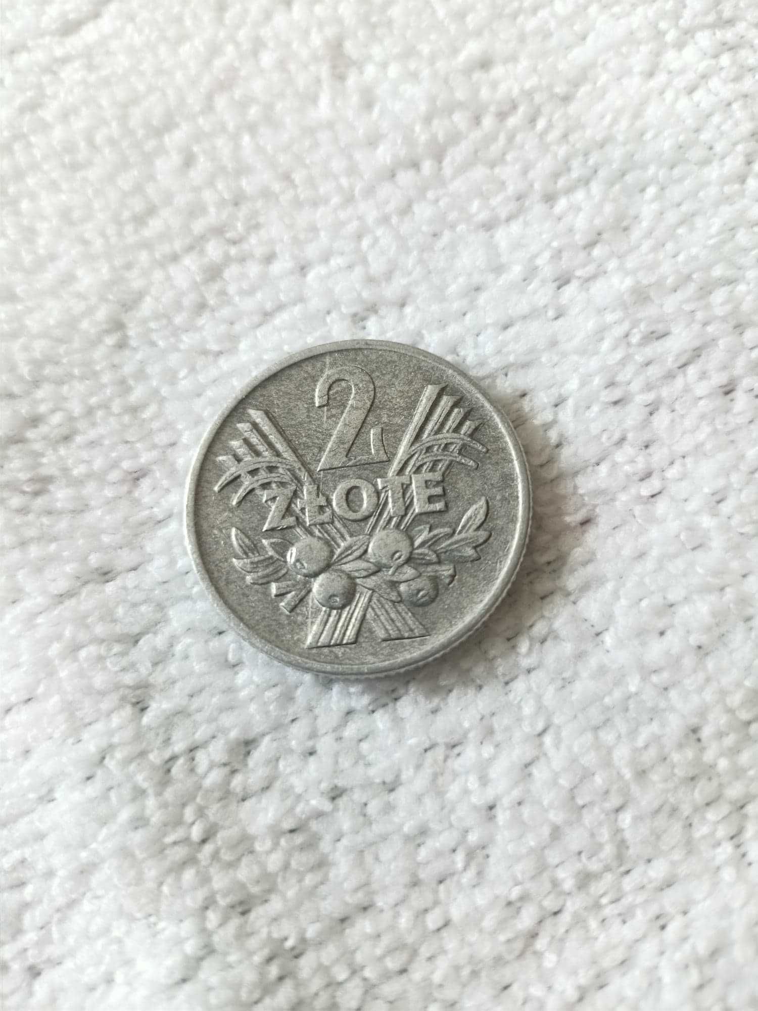 Moneta 2 zł z 1958 bzm