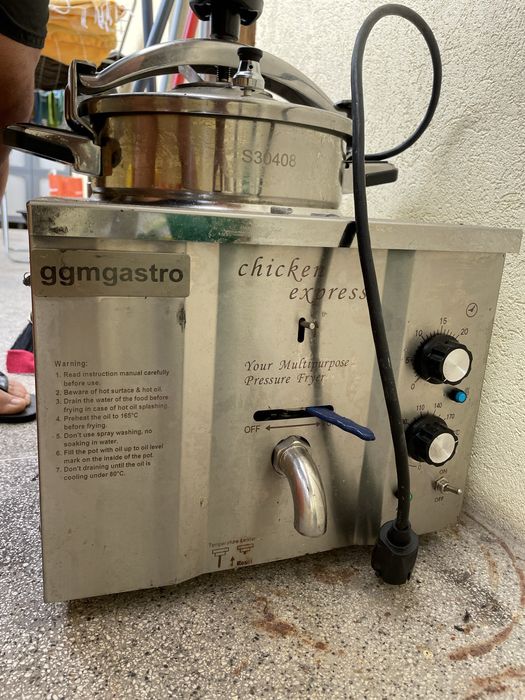Fritadeira Elétrica de Alta Pressão