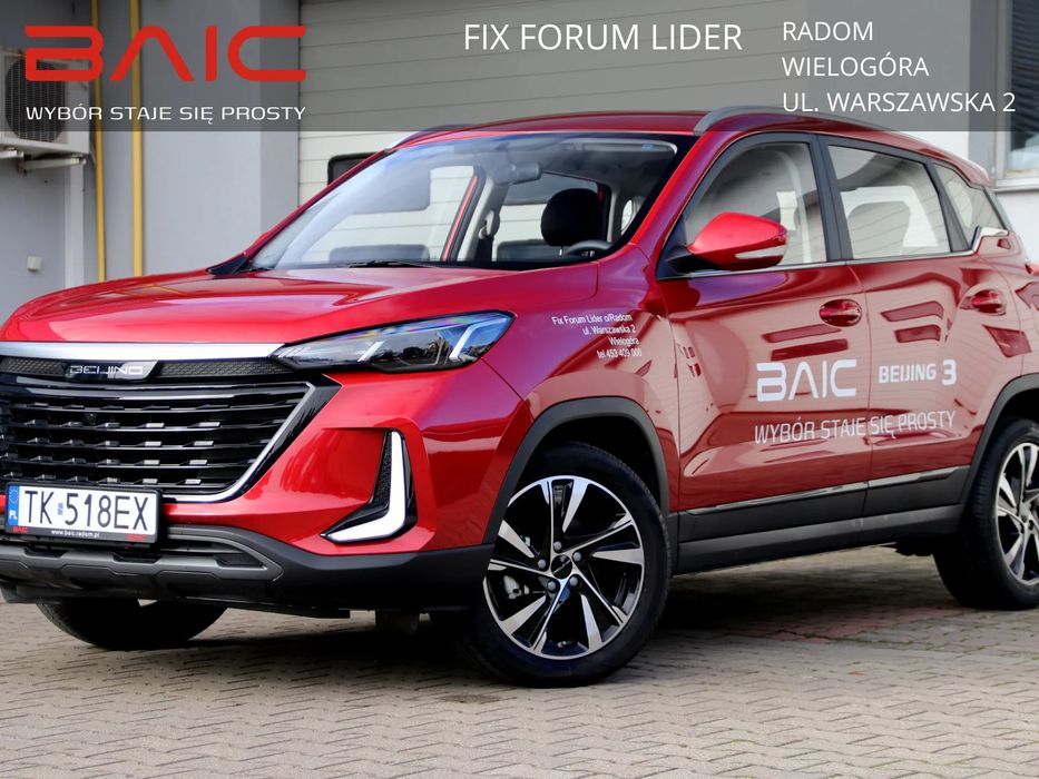 BAIC 3 Gwarancja 5 lat Ubezpieczenie OC/ AC 1 zł