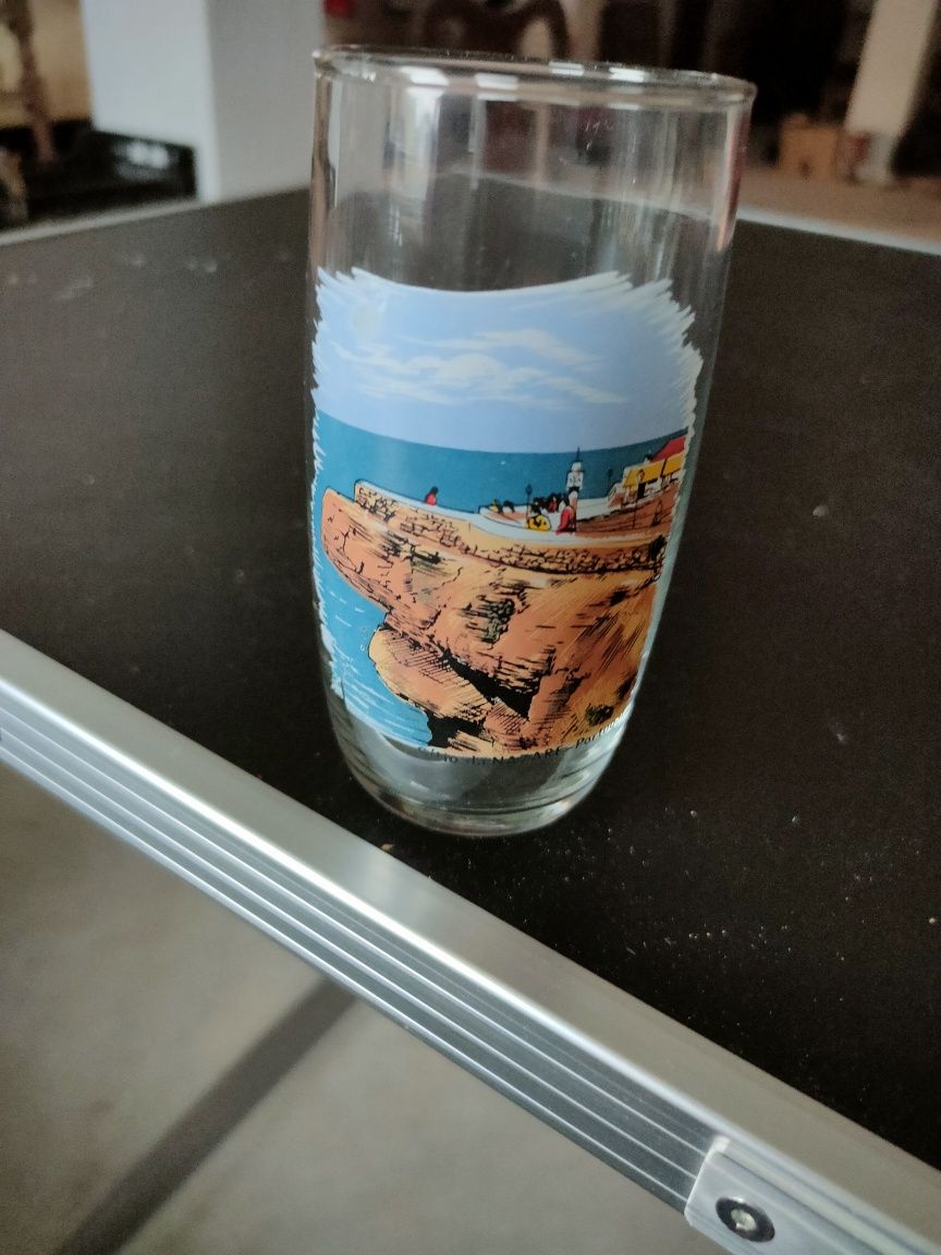 Conjunto de copos "Recordação da Nazaré".