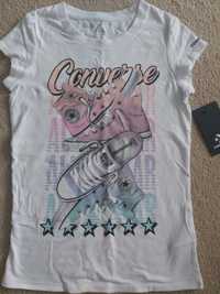 Biała koszulka t-shirt Converse