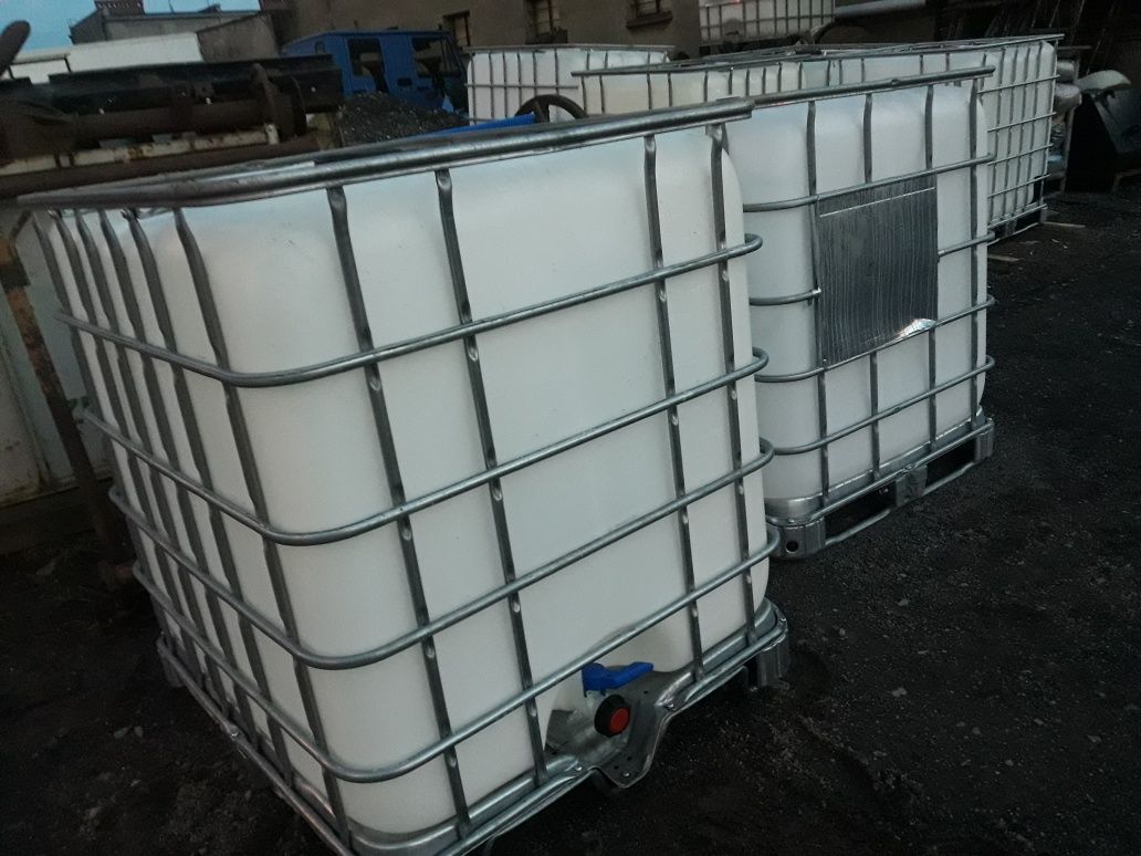 Zbiornik 1000l Mauzer Pojemnik IBC Beczka Kontener Paletopojemnik RSM