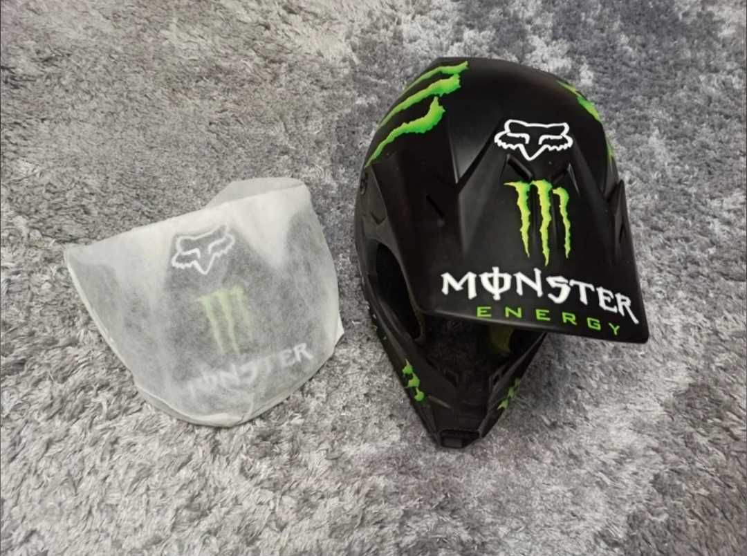 Capacete fox Monster v3 RC novo