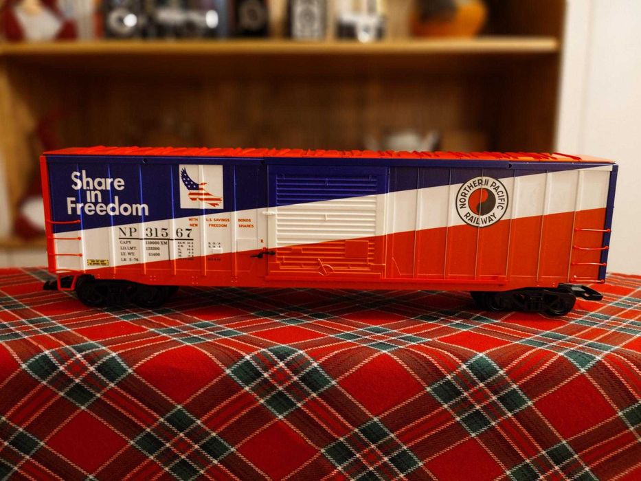 Wagon LGB Northern Pacific,Share in Freedom”,skala G, kolejka ogrodowa