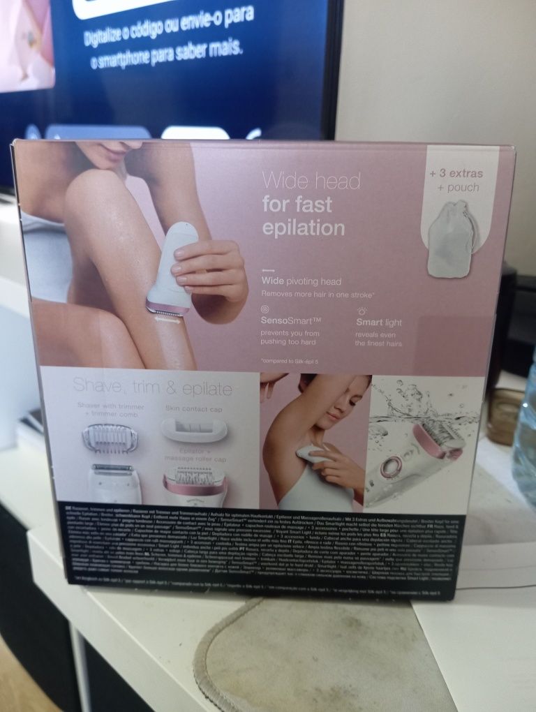 Máquina Depilação Braun Silk Épil 9 Nova