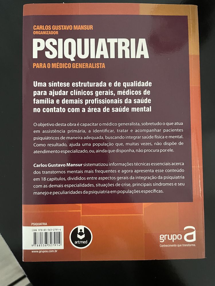 Livro psiquiatria