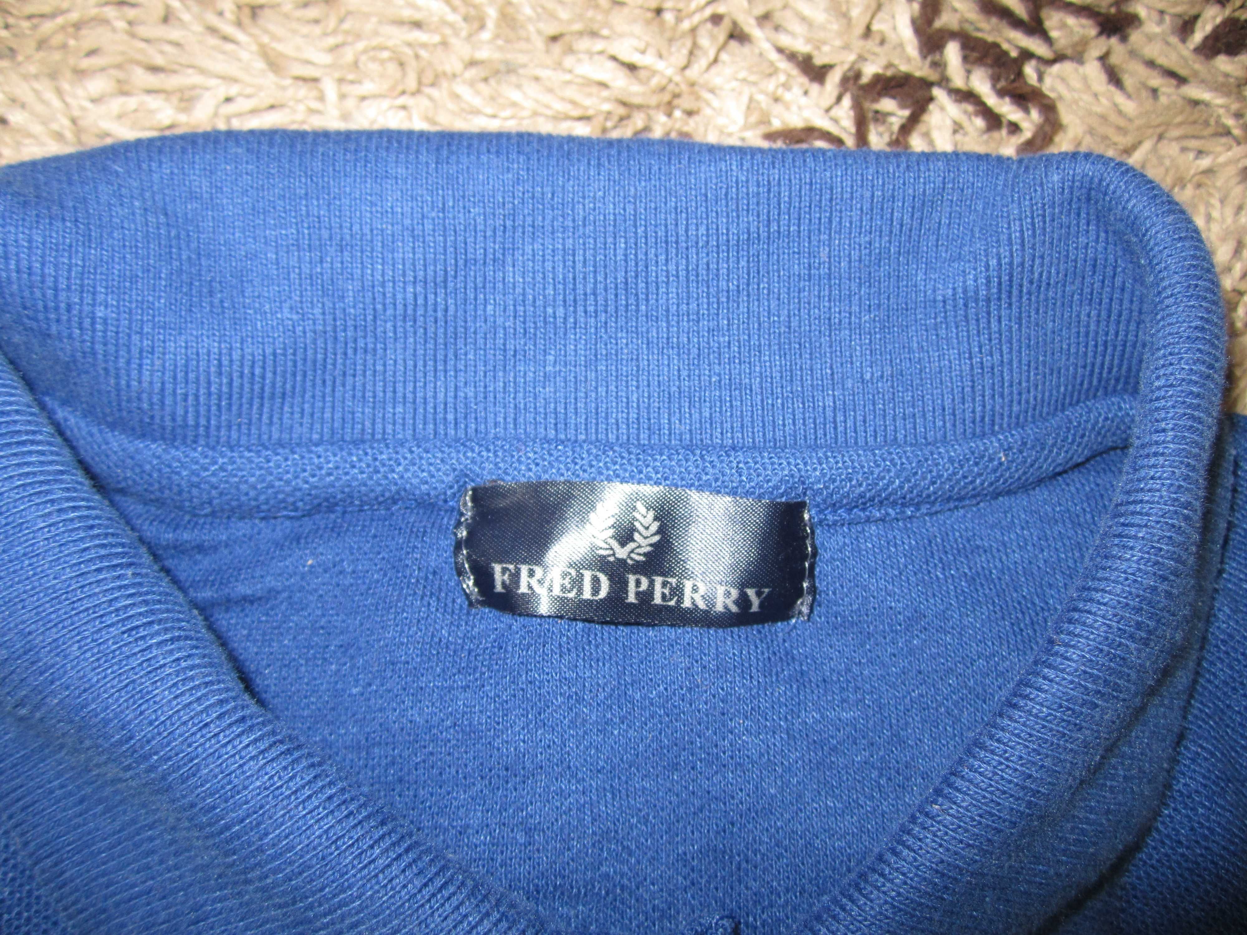 Koszulka Fred Perry Polo Męska Skin Oi! Niebieska Rozmiar M