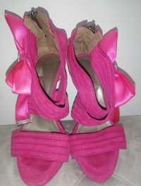 Sandálias rosa forte  (36)