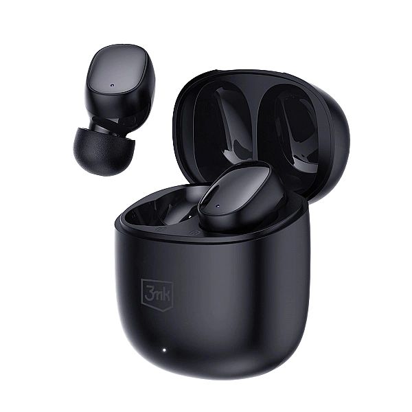Słuchawki Bluetooth 3mk FlowBuds bezprzewodowe douszne - czarne