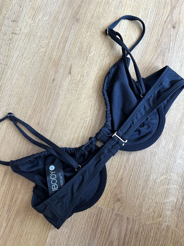 Bikini stanik góra strój kąpielowy czarny