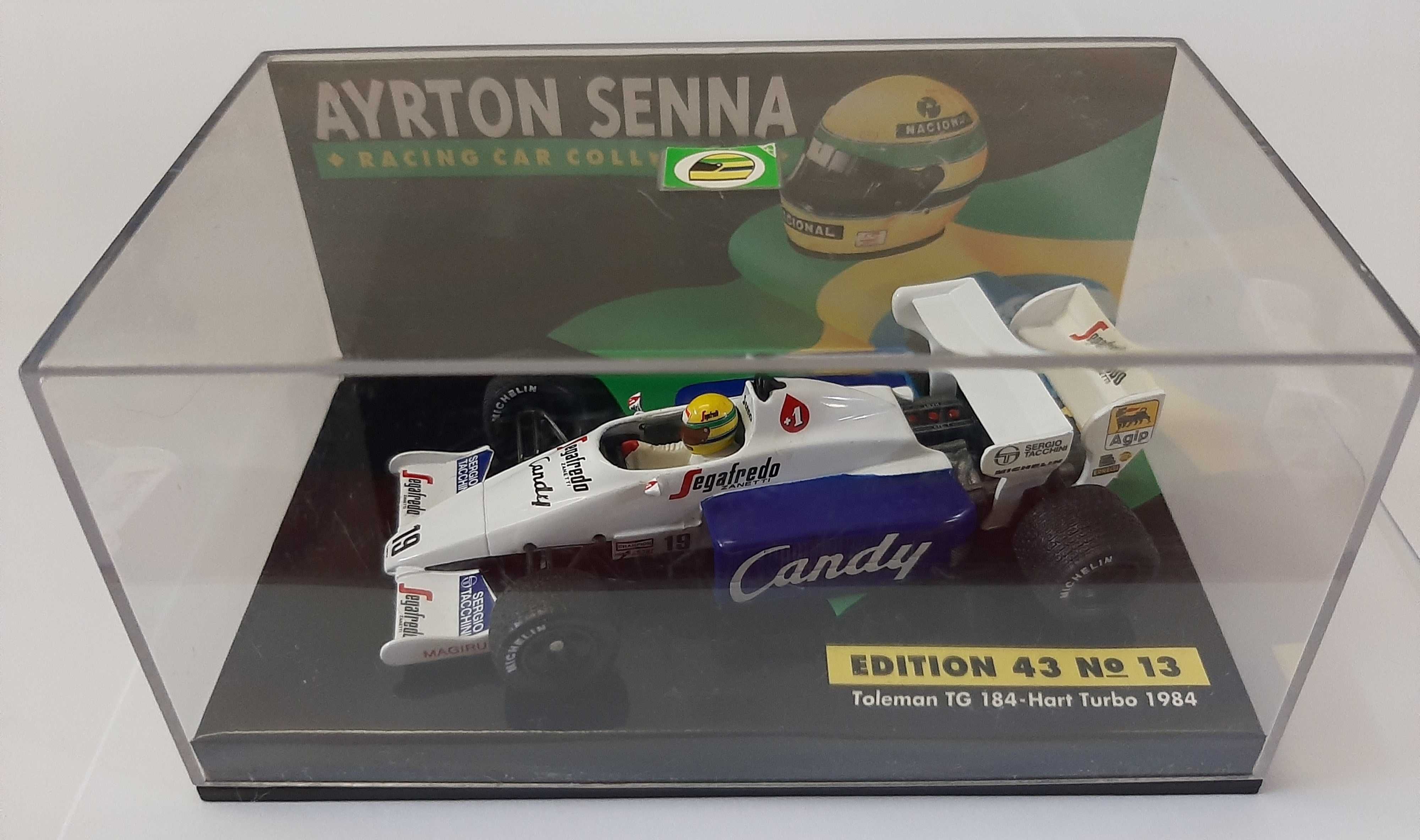 Ayrton Senna F1 Toleman TG184 de 1984 1:43 Minichamps