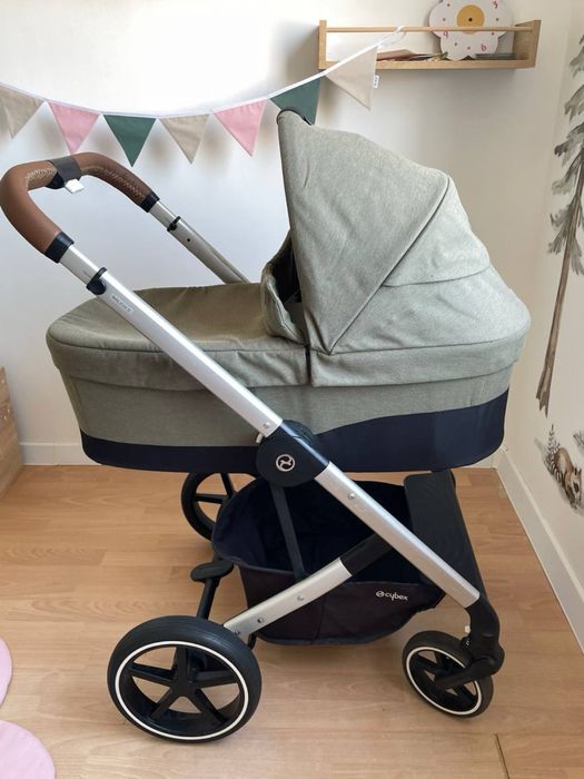 Cybex balios s lux 2в1 дитячий візок оливковий колір
