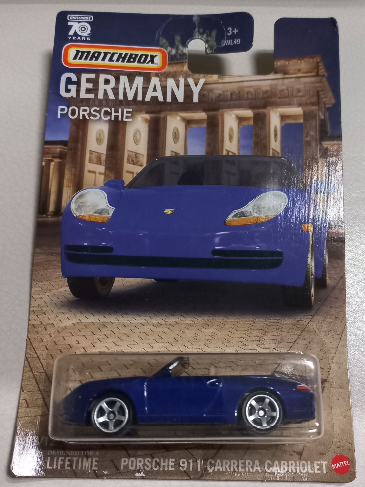 Porsche 911 Carrera Cabriolet Matchbox nowy fabrycznie zapakowany