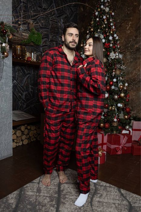 Фланелева піжама жіноча унісекс