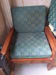 Sofa com 2 camas e poltrona