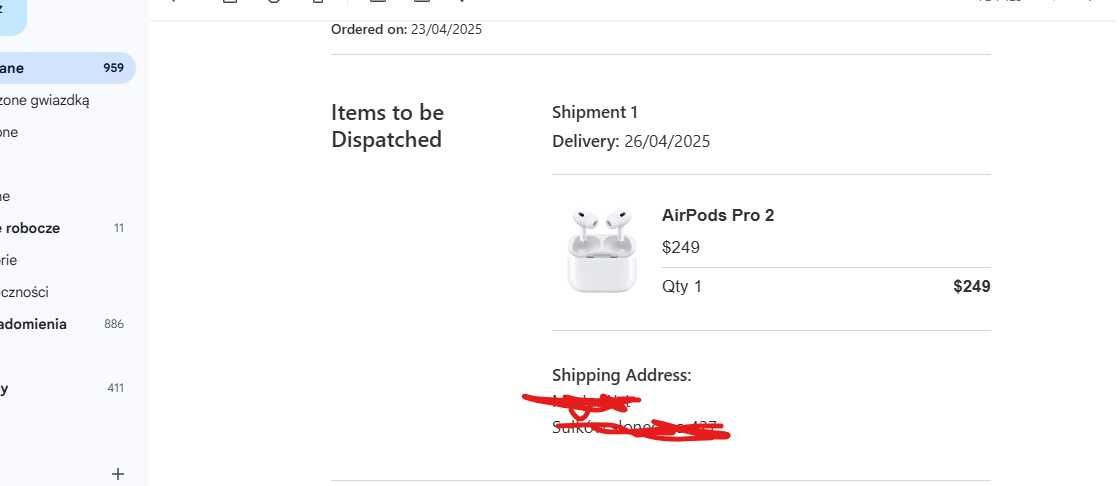 AirPods Pro 2 USB-C oryginalne nowe z gwarancją i potwierdzeniem
