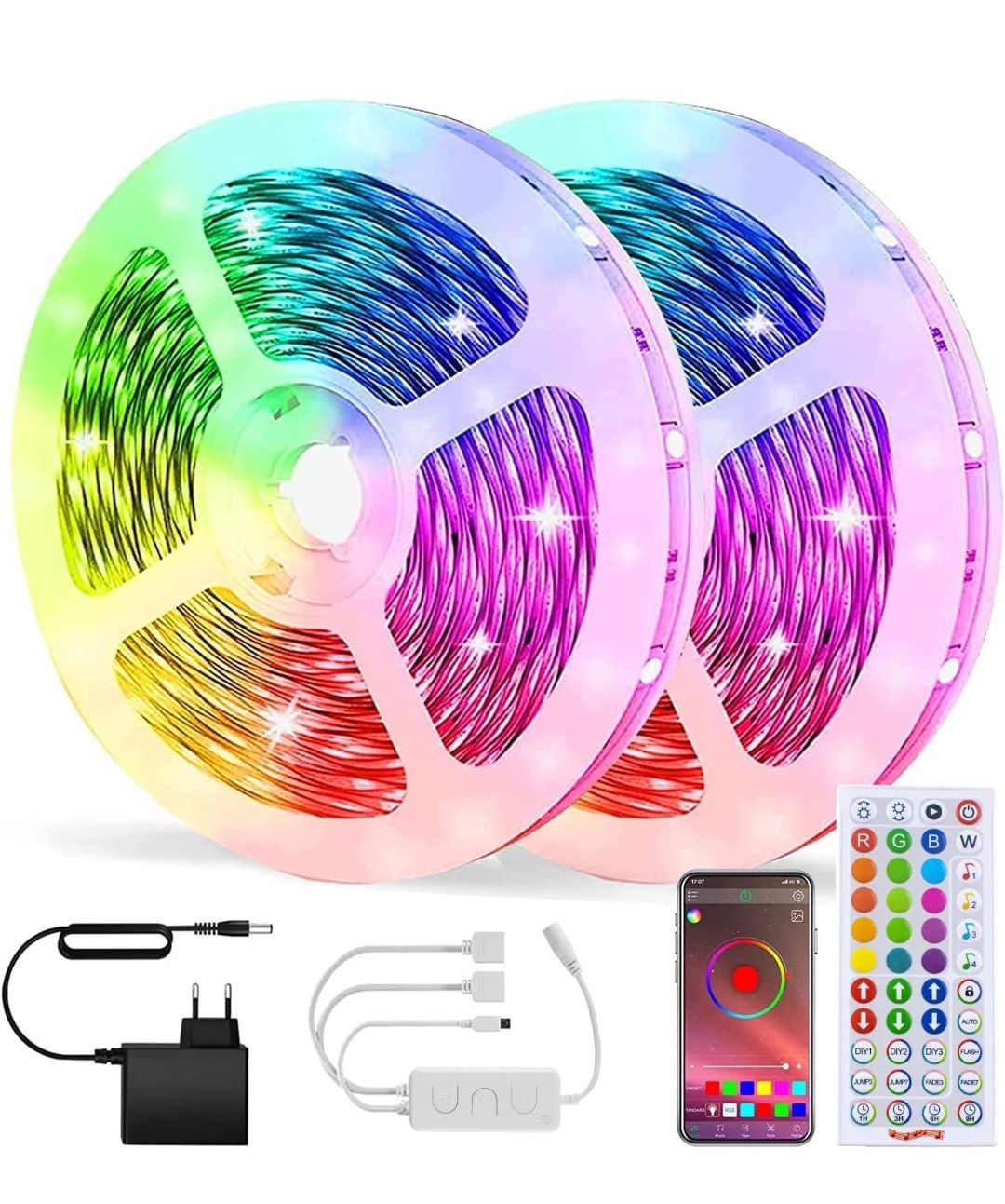 Fita led weily RGB 10 metros SMD 5050 Bluetooth APP SELADO