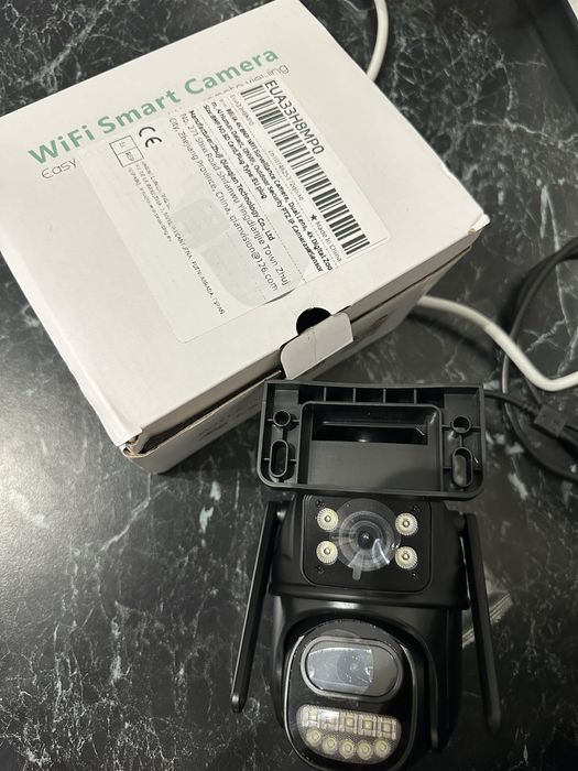 Вулична wi-fi камера, віодоспостереження, двійна, поворотна, ICsee