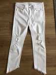Spodnie z denimu Stradivarius o dł. 7/8 rozm. 36