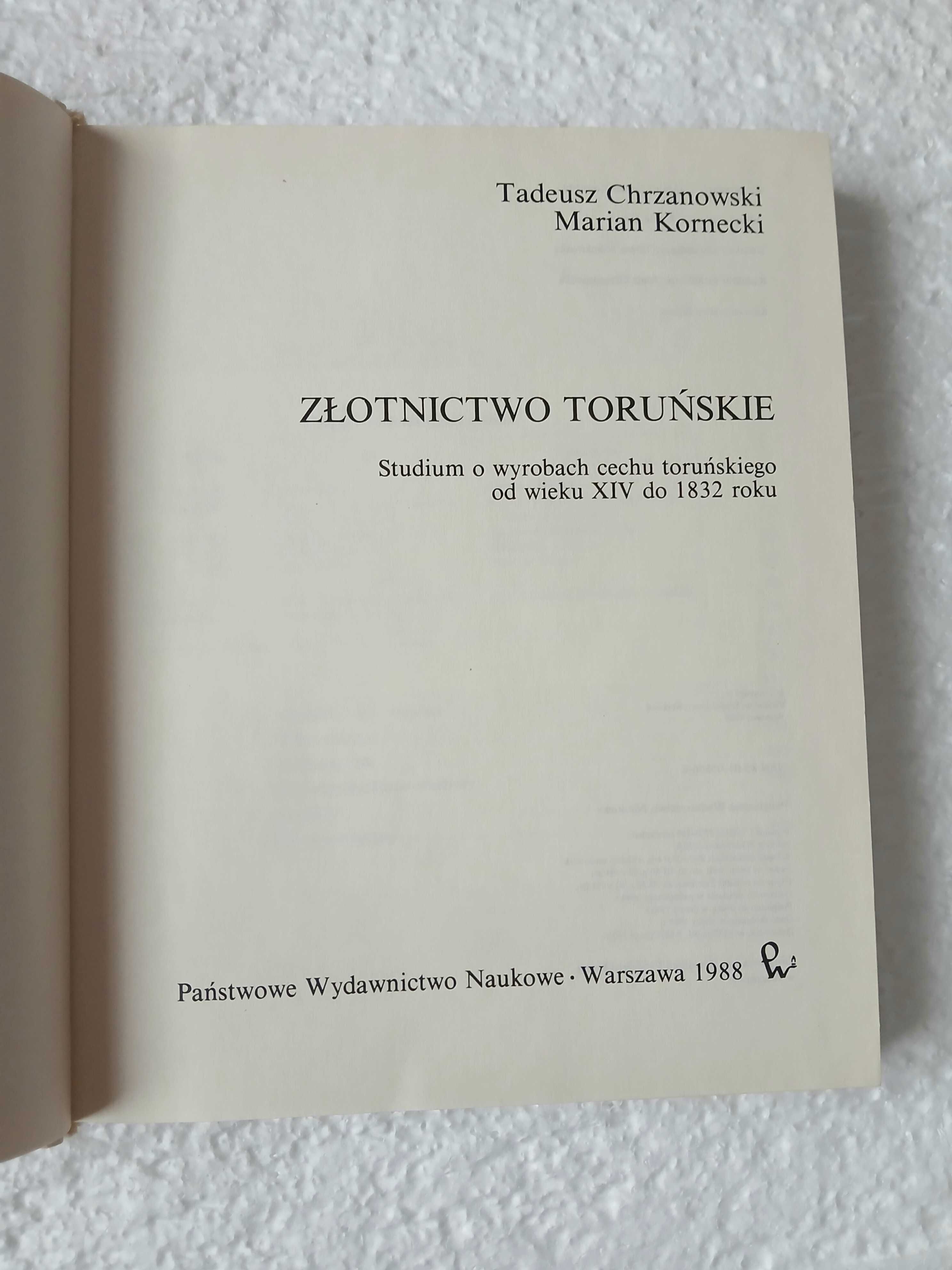 Książka Złotnictwo toruńskie