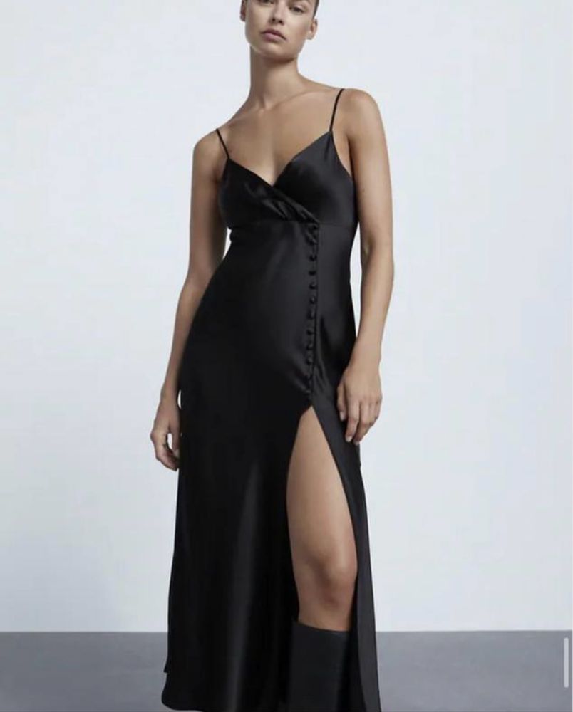 Сукня атласна zara