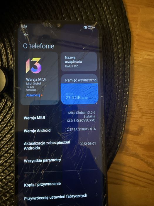 Xiaomi redmi zbity wyswietlacz REZERWACJA