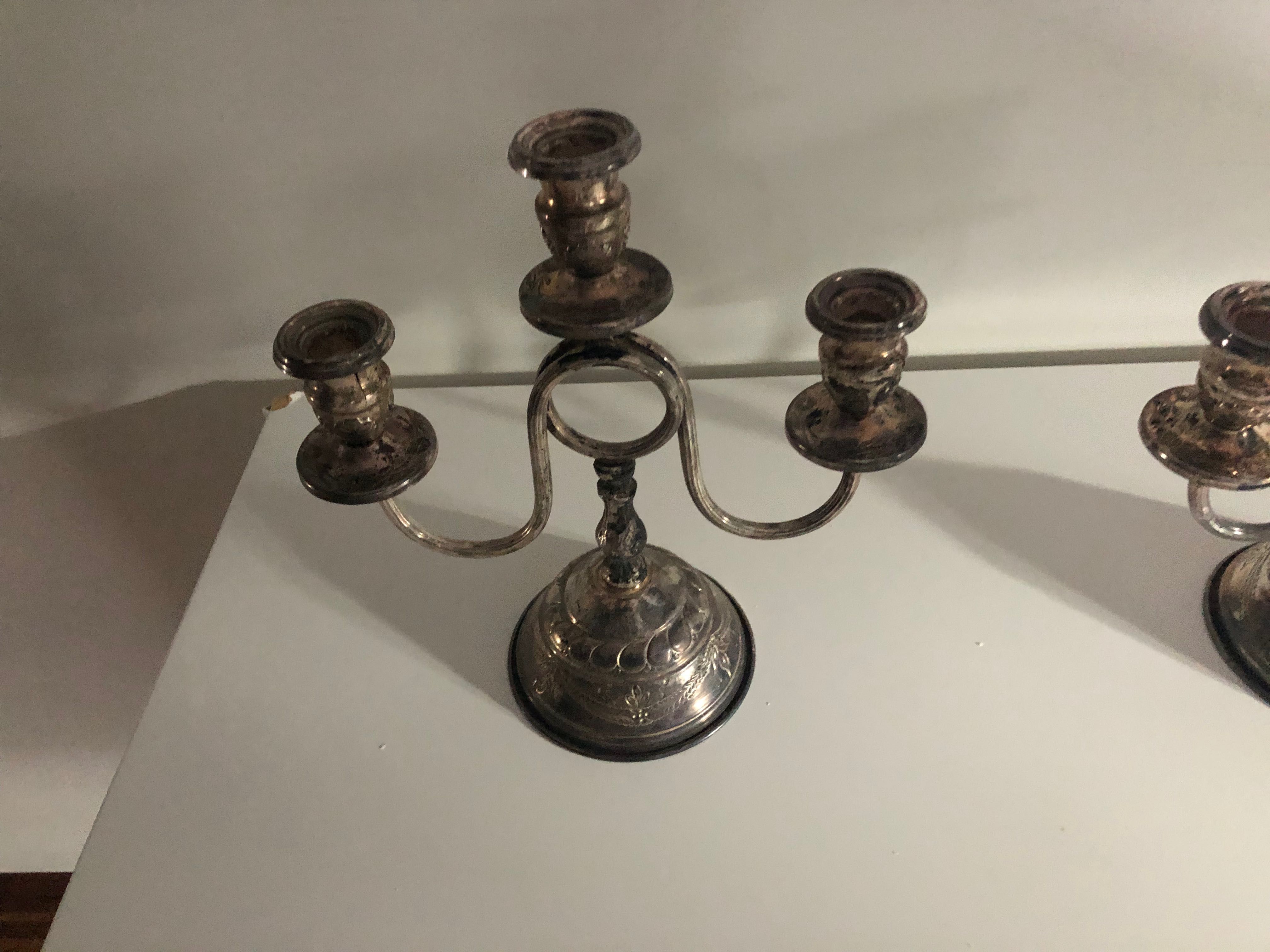 Conjunto peças estanho