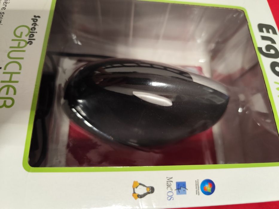 Rato ergonómico para canhotos