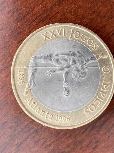 3 Moedas bimetálicas 200 escudos, XVI Jogos Olímpicos - Atlanta 1996