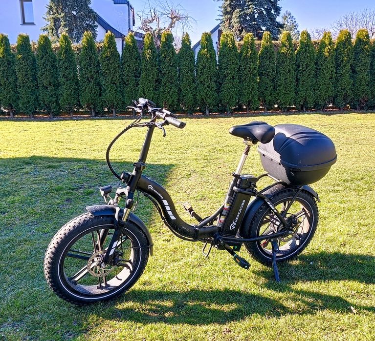 Rower elektryczny Fat-Bike Składak 850km z lutego