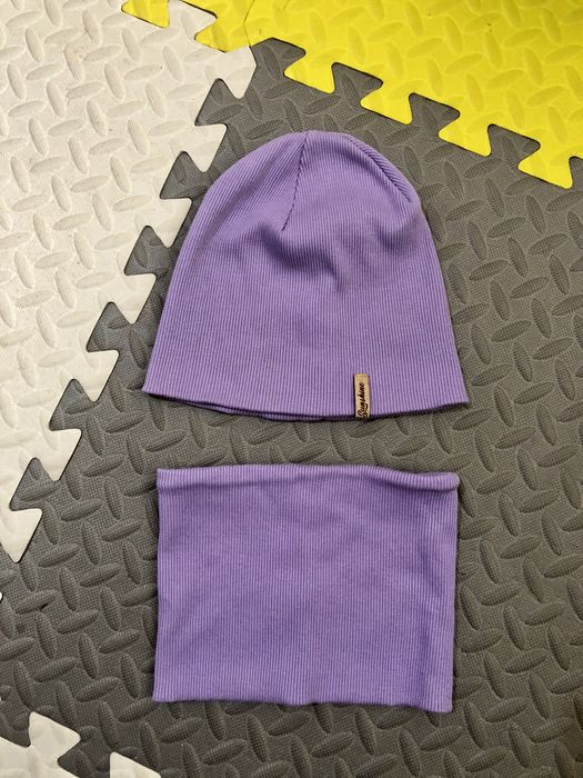 Шапка і снуд на дівчинку 4-7 років