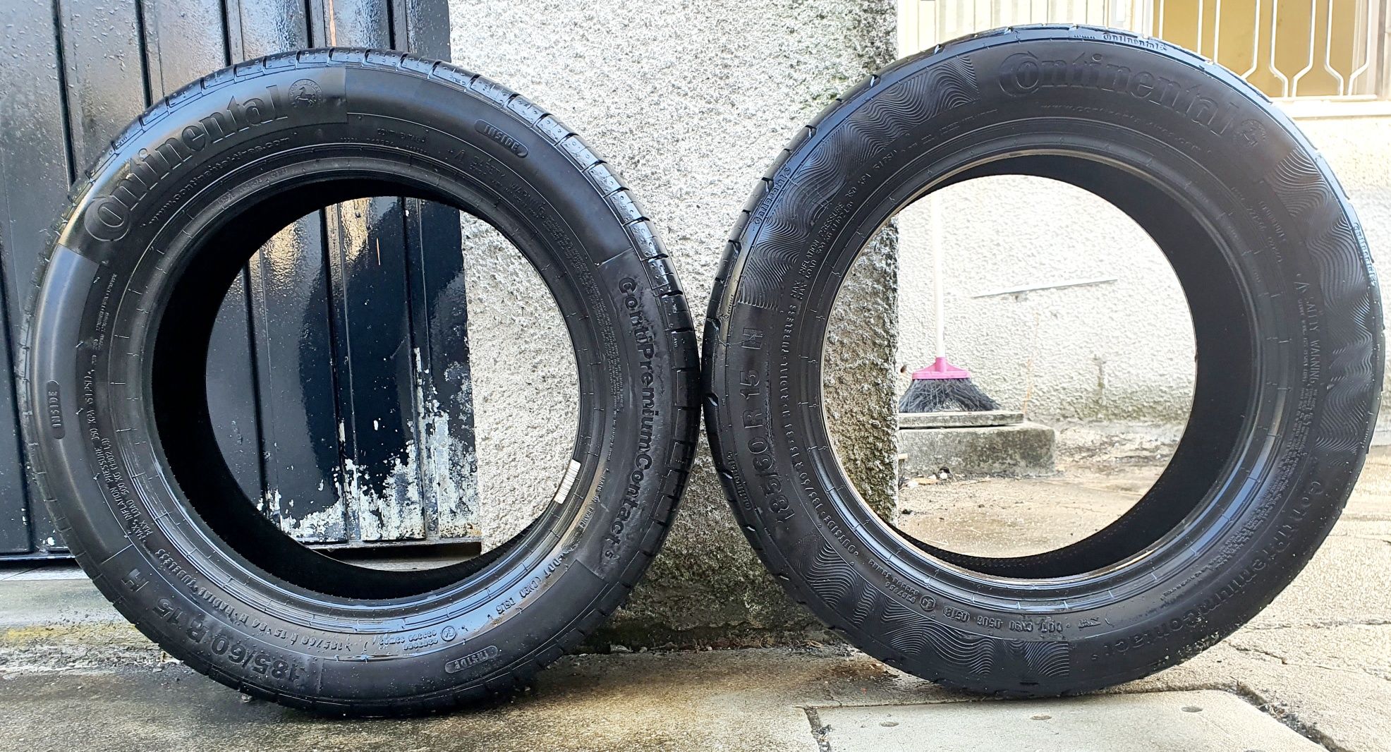 Pneus Continental e Michelin