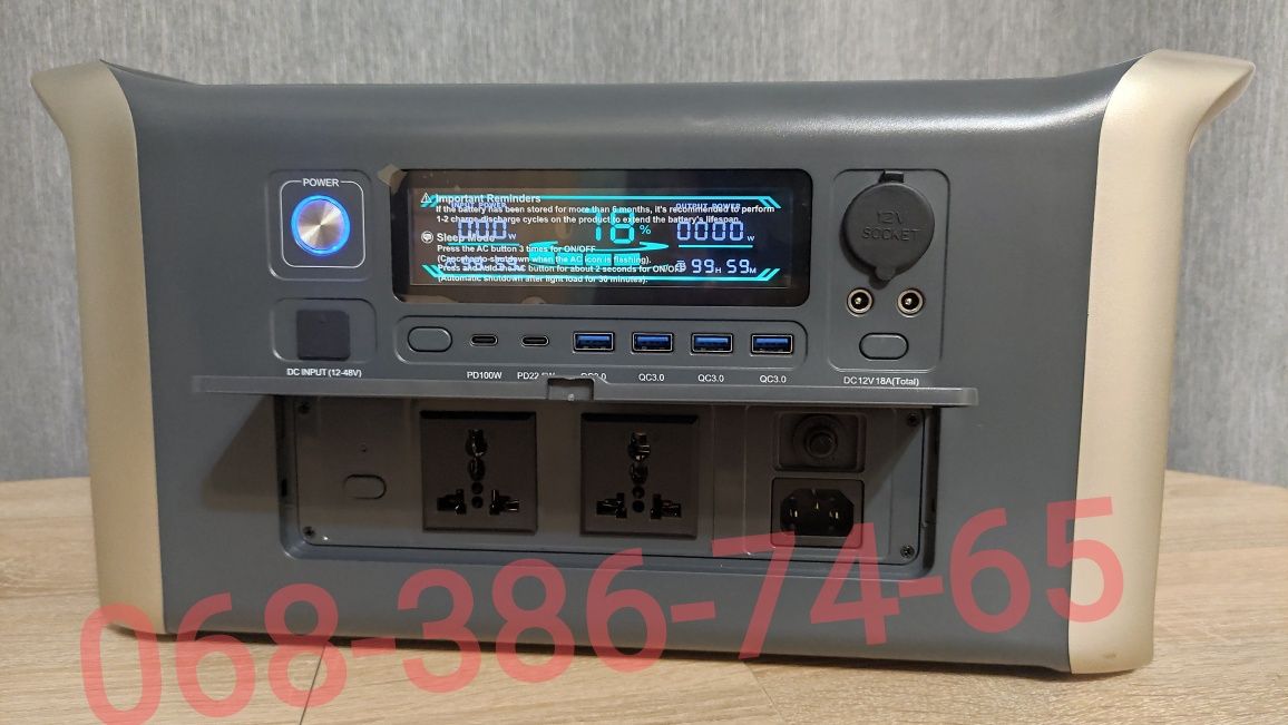 Зарядна станція Ctolity AX1000, 220V 1800W 1000Wh, як ecoflow, bluetti