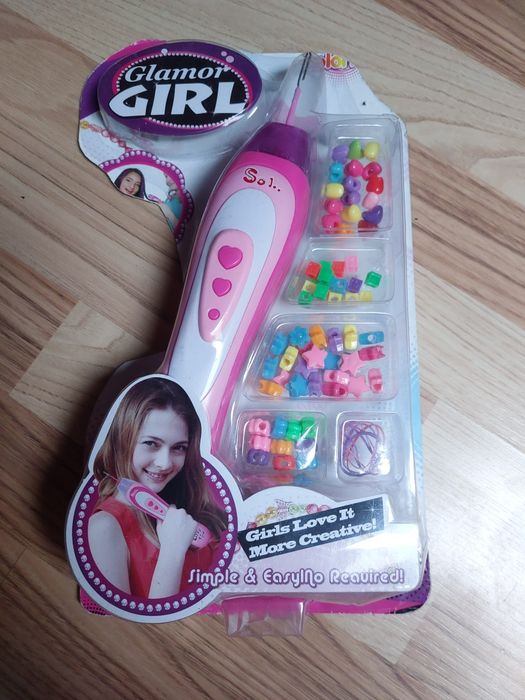 Maszynka dla młodej damy do nakładania koralików na włosy, Glazura Gir