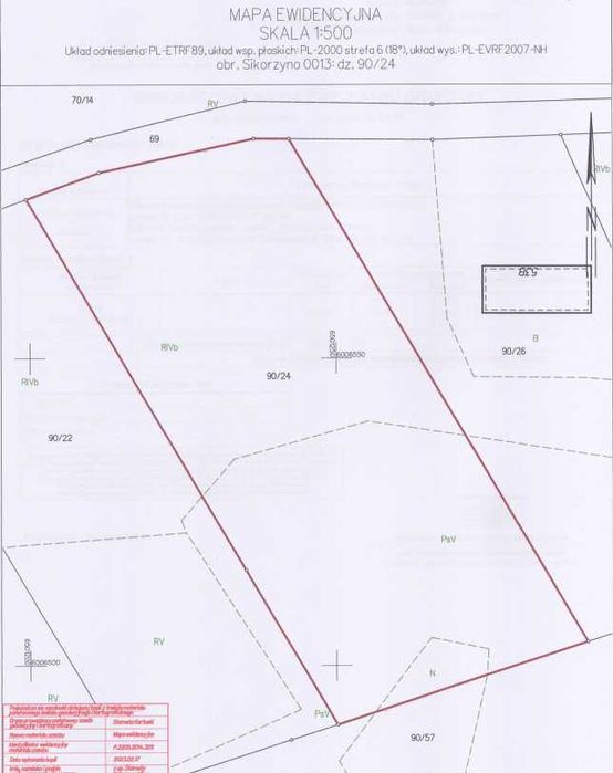 Syndyk sprzeda nieruchomość niezabudowaną - Sikorzyno