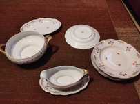 Porcelanowy zestaw obiadowy K&A Krautheim Selb Bavaria zabytkowa
