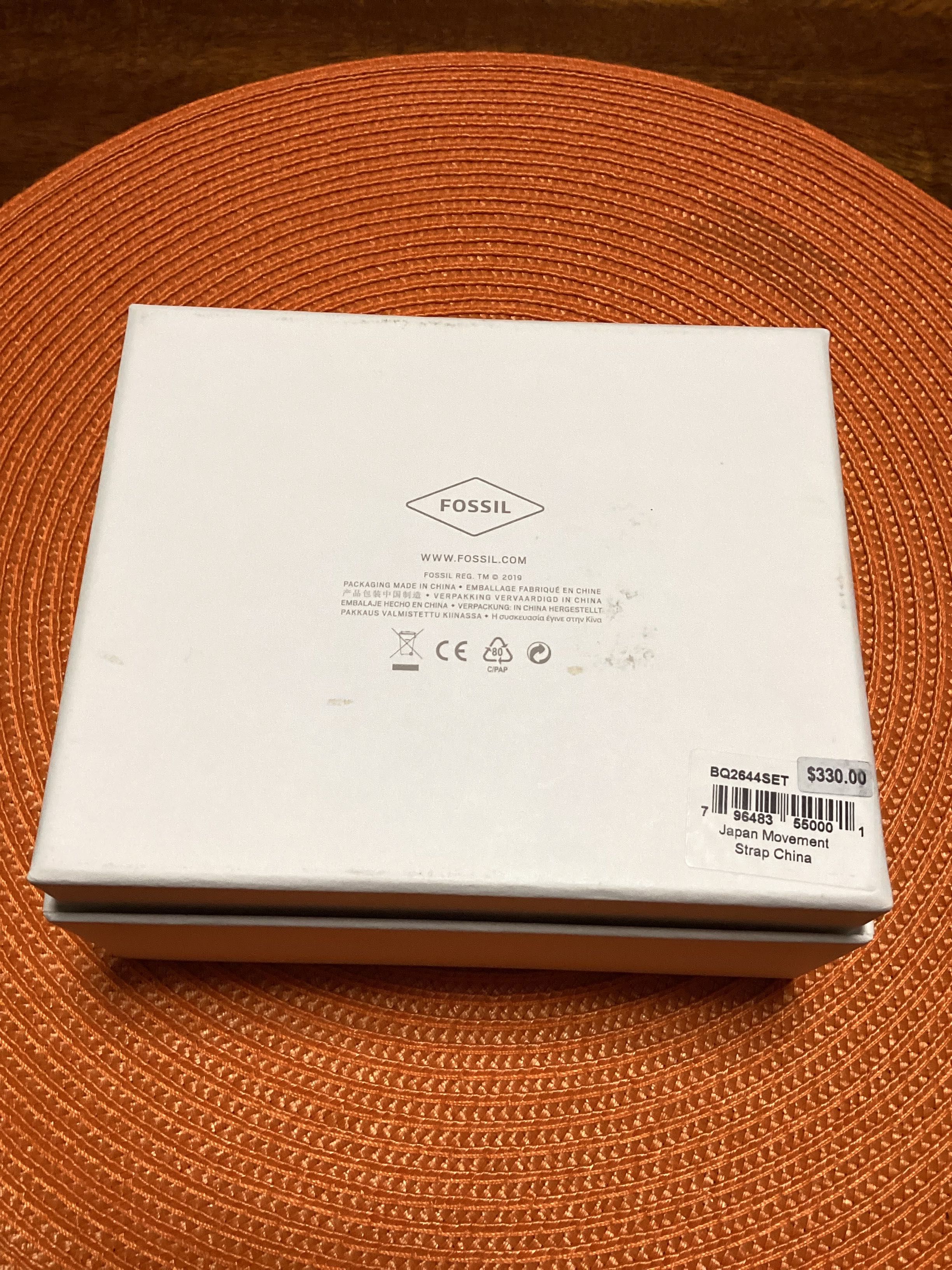 Zestaw 2 Zegarki Fossil BQ2644SET komplet prezentowy