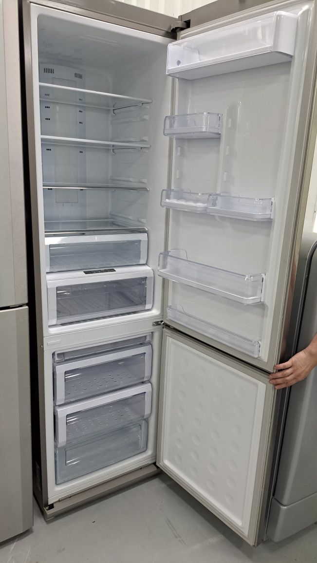 Холодильник Gorenje dgf54rt Nofrost сірий високий