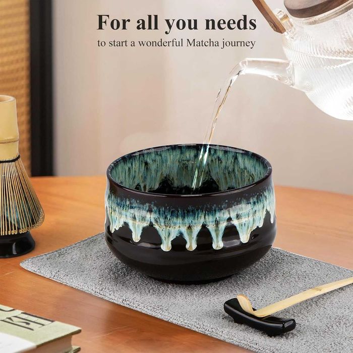 Zestaw Prezentowy Do Matchy 7 Częściowy Akcesoria Trzepaczka Misa