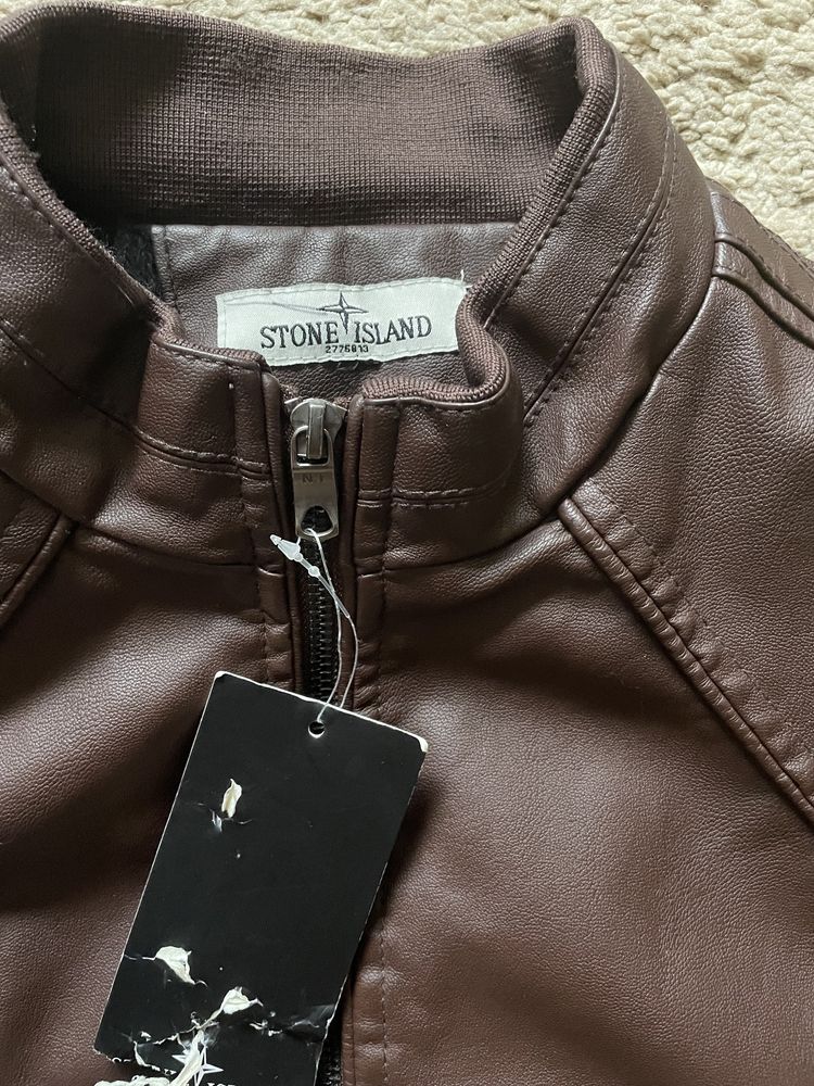 Кожанка Stone island vintage