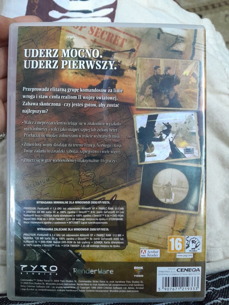 Sprzedam grę PC dcd Rom Commandos strike force