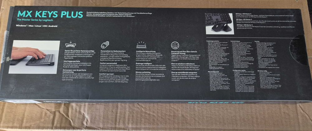 Klawiatura Klawiatura Logitech MX KeysS Plus Grafitowy