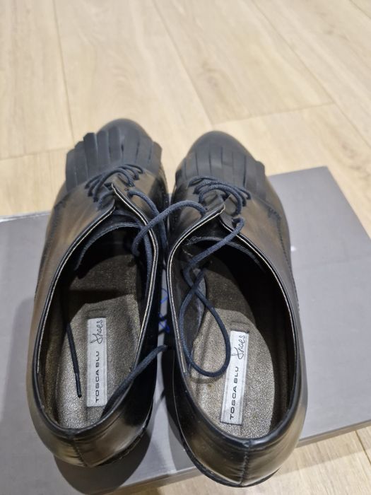 Шкіряні лофери Tosca Blu